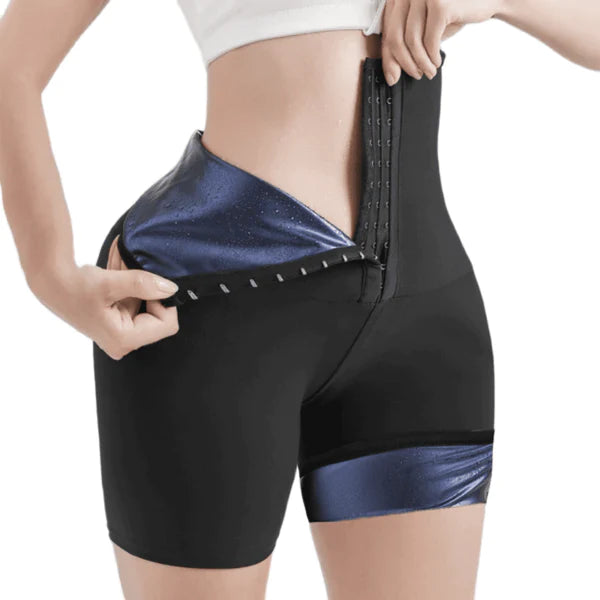 Shorts de Compressão Feminino para Emagrecimento - Efeito Sauna ✅