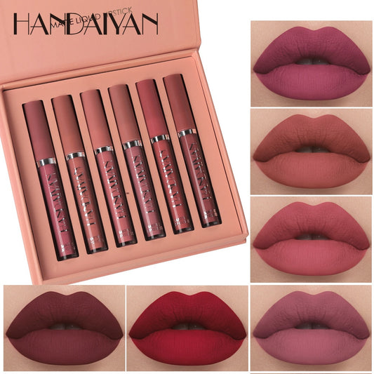 (LEVE 6 PAGUE 3) Kit Batons Matte Luxuary Handaiyan